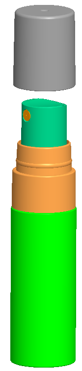 Botella pequeña de loción de plástico con tapa de tapa - diseño a prueba de fugas en 10ml/12ml/15ml Tamaños para viajes y cuidado de la piel